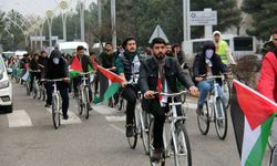 Dicle Üniversitesinde pedallar Filistin için çevrildi