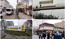 HÜDA PAR, Diyarbakır caddelerine "Anadilimi Seçiyorum" pankartları astı