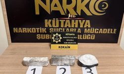 Kütahya'da 1 kilo 600 gram kokain ele geçirildi