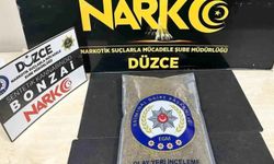 Düzce'de 1 kilo 95 gram sentetik uyuşturucu ele geçirildi