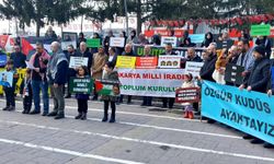 Sakarya'da Gazze nöbeti devam ediyor