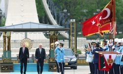 Almanya Cumhurbaşkanı Steinmeier Cumhurbaşkanlığı Külliyesinde