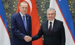 Cumhurbaşkanı Erdoğan, Özbekistan Cumhurbaşkanı Mirziyoyev ile görüştü