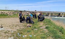 Dicle Nehri çevresi atıklardan temizlendi