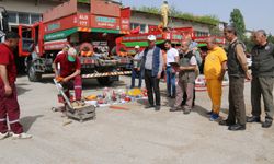 Elazığ Orman Müdürlüğü'nden personele yangın ile mücadele eğitimi