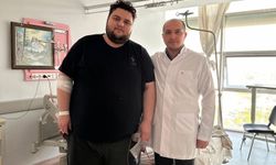 Mide küçültme ameliyatı olan hastanın hedefi 100 kilogram vermek