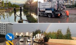 Konya'da sağanak su baskınlarına neden oldu