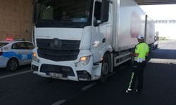 Şanlıurfa'da ağır tonajlı araç denetimi: 59 araç ve sürücüsüne ceza