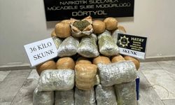 Akaryakıt tankerinde 36 kilogram skunk ele geçirildi