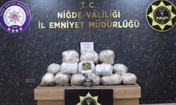 Niğde'de uyuşturucu operasyonu: 87 kilogram esrar ele geçirildi