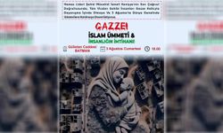 Batman'da Gazze için düzenlenecek programa halk davet edildi