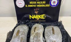 Düzce'de  3 kilo 916 gram sentetik uyuşturucu ele geçirildi